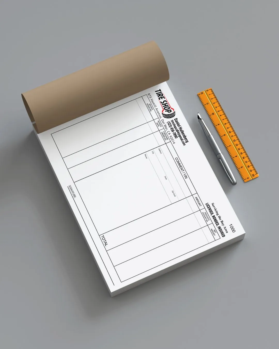 Clarity Design Carbonless Forms (Invoice) 1