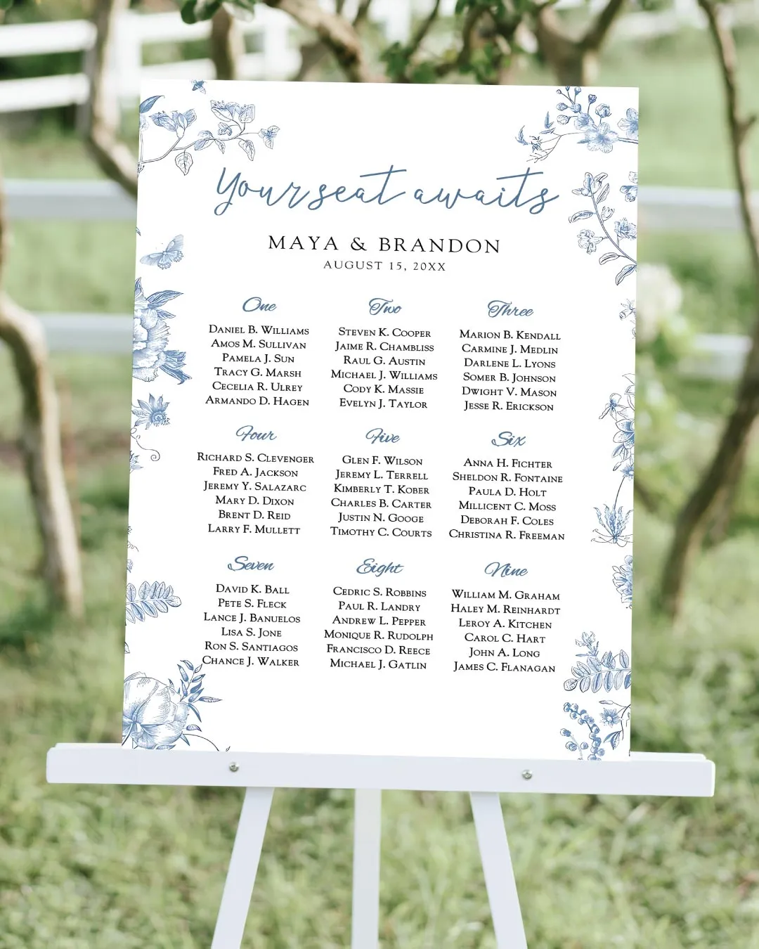 Seating Chart