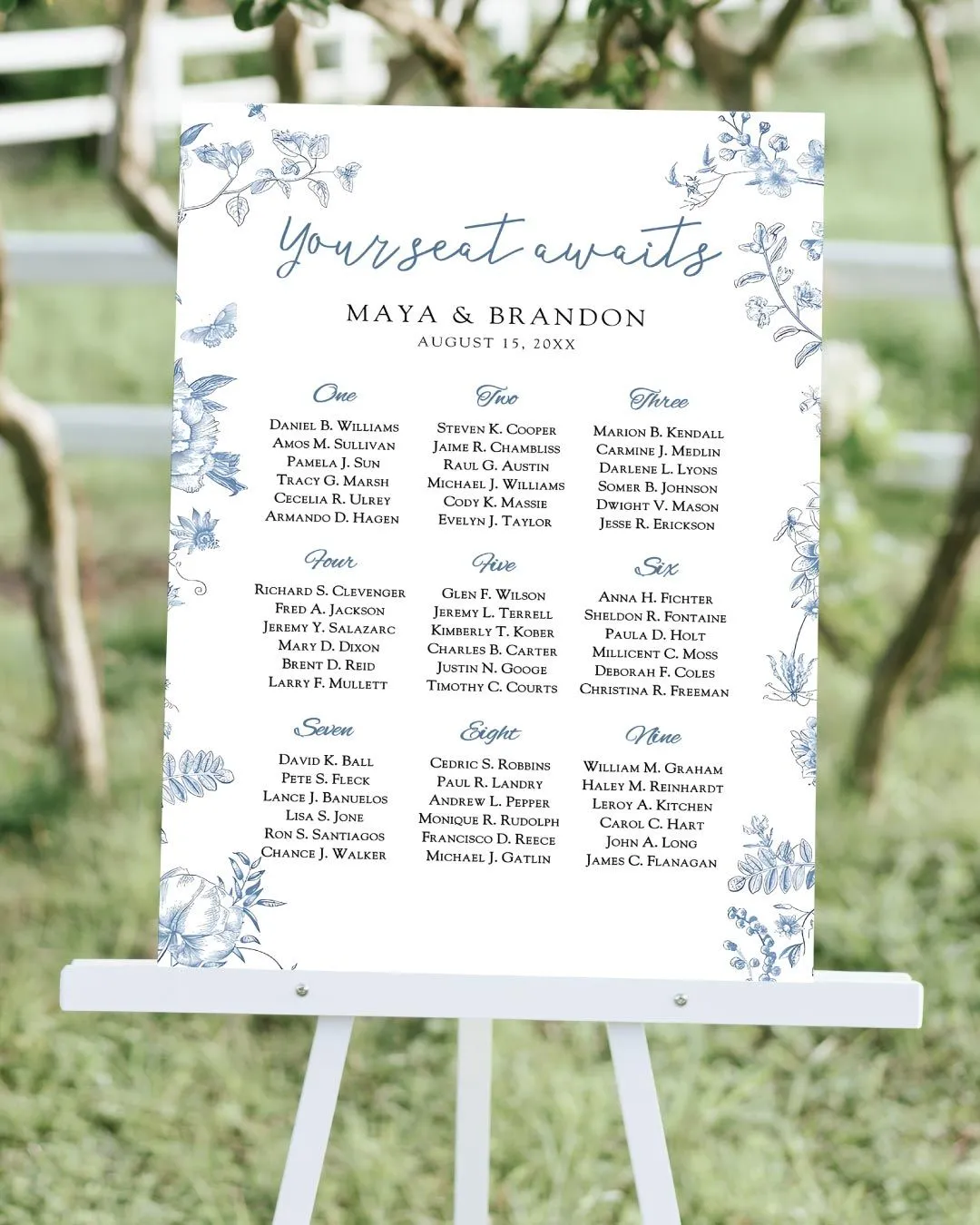 Seating Chart
