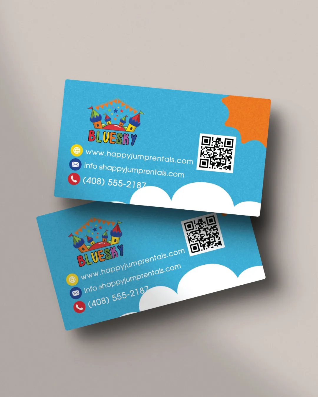 Blue Sky Jumps Standard Business Cards 1
