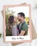Tropical Vow Harmony Simple Flat 5x7 Wedding Invitation 2
