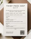 Ivory Garden Elegance Simple Flat 5x7 Wedding Invitation 4