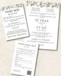 Ivory Garden Elegance Simple Flat 5x7 Wedding Invitation 1