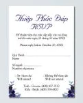Golden Circle Flowers Acrylic Wedding Invitation