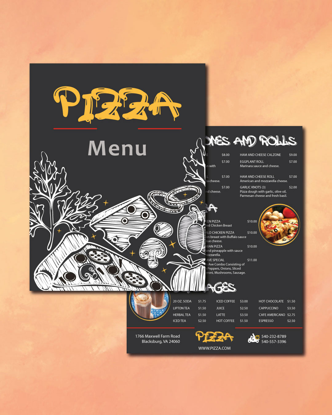 Pizza Black Dine-in Menu