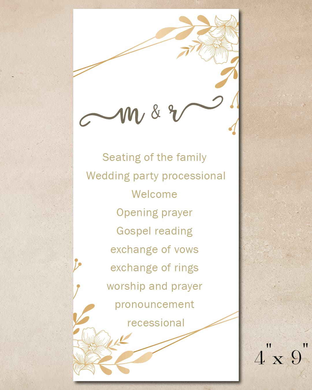 Wedding Programs