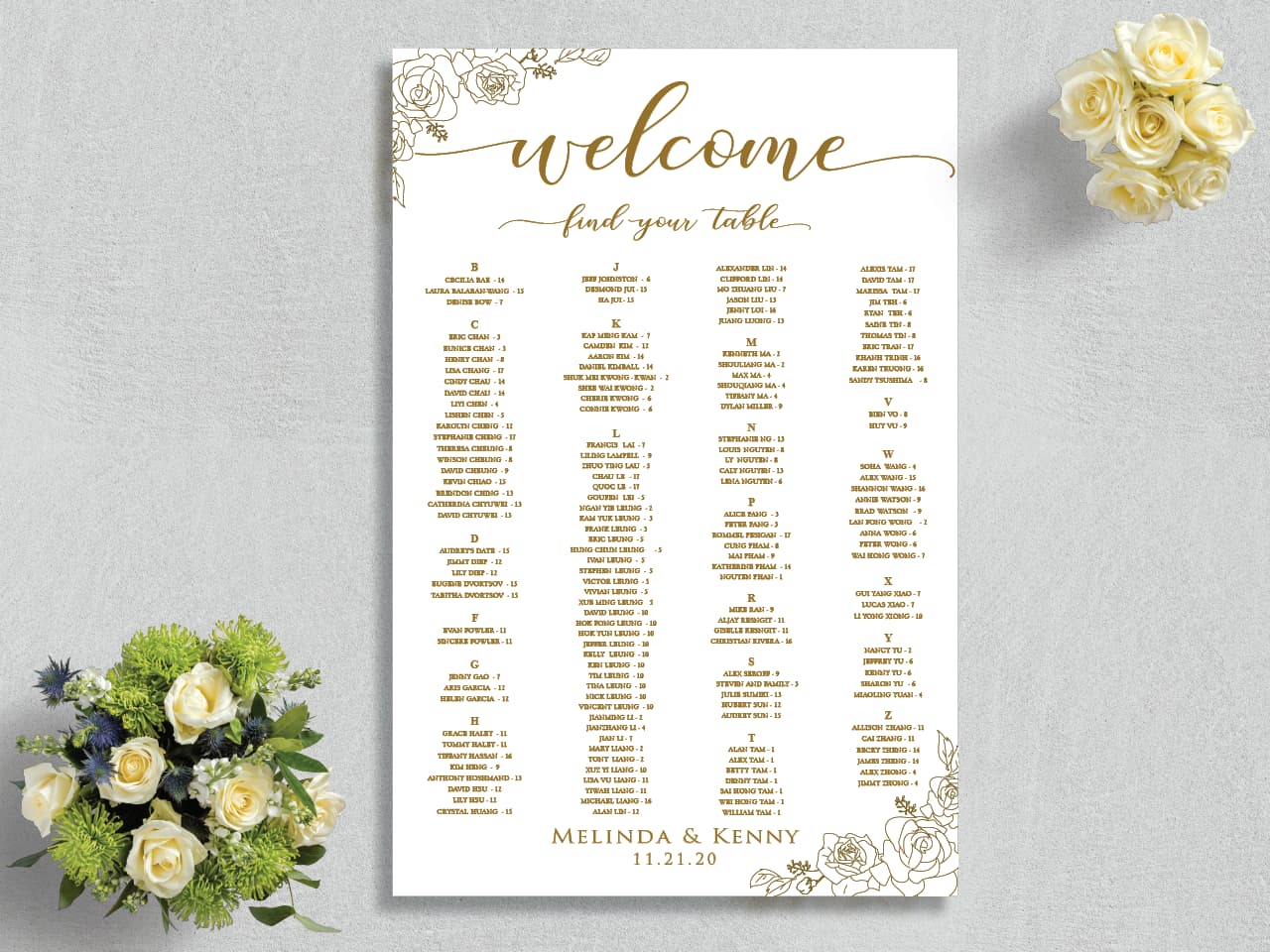 Wedding Seating Charts