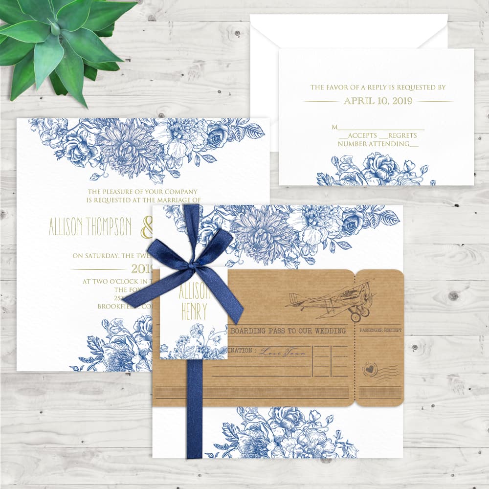 Fancy Luxury Wedding Invitations