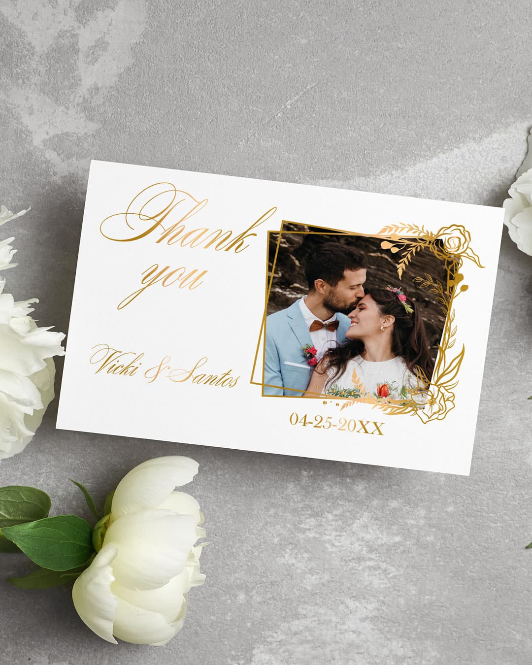 Picture Frame Thank You Cards Wedding