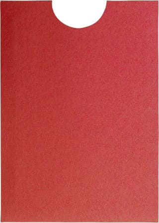 Jupiter Red Metallic Sleeve, 5" x 7" Pocket & Folder Invitation