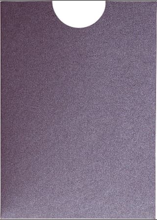 Ruby Purple Metallic Sleeve, 5" x 7" Pocket & Folder Invitation
