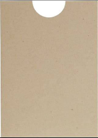 Taupe Brown Recycled Sleeve, 5" x 7" Pocket & Folder Invitation