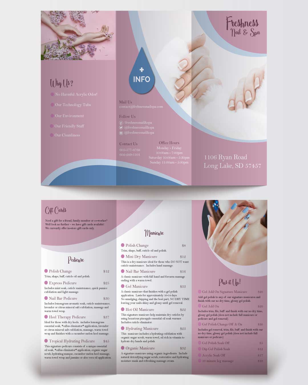 Delicate Petals Nail & Spa Brochure
