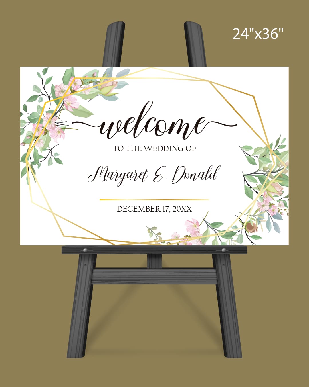 Borders Ramo Organico Welcome Sign