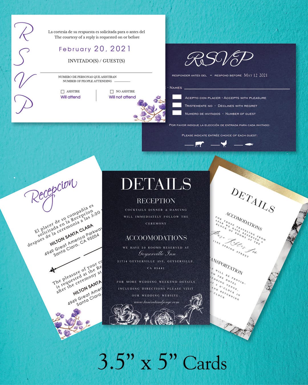 You Design - We Print 3.5" x 5" Card