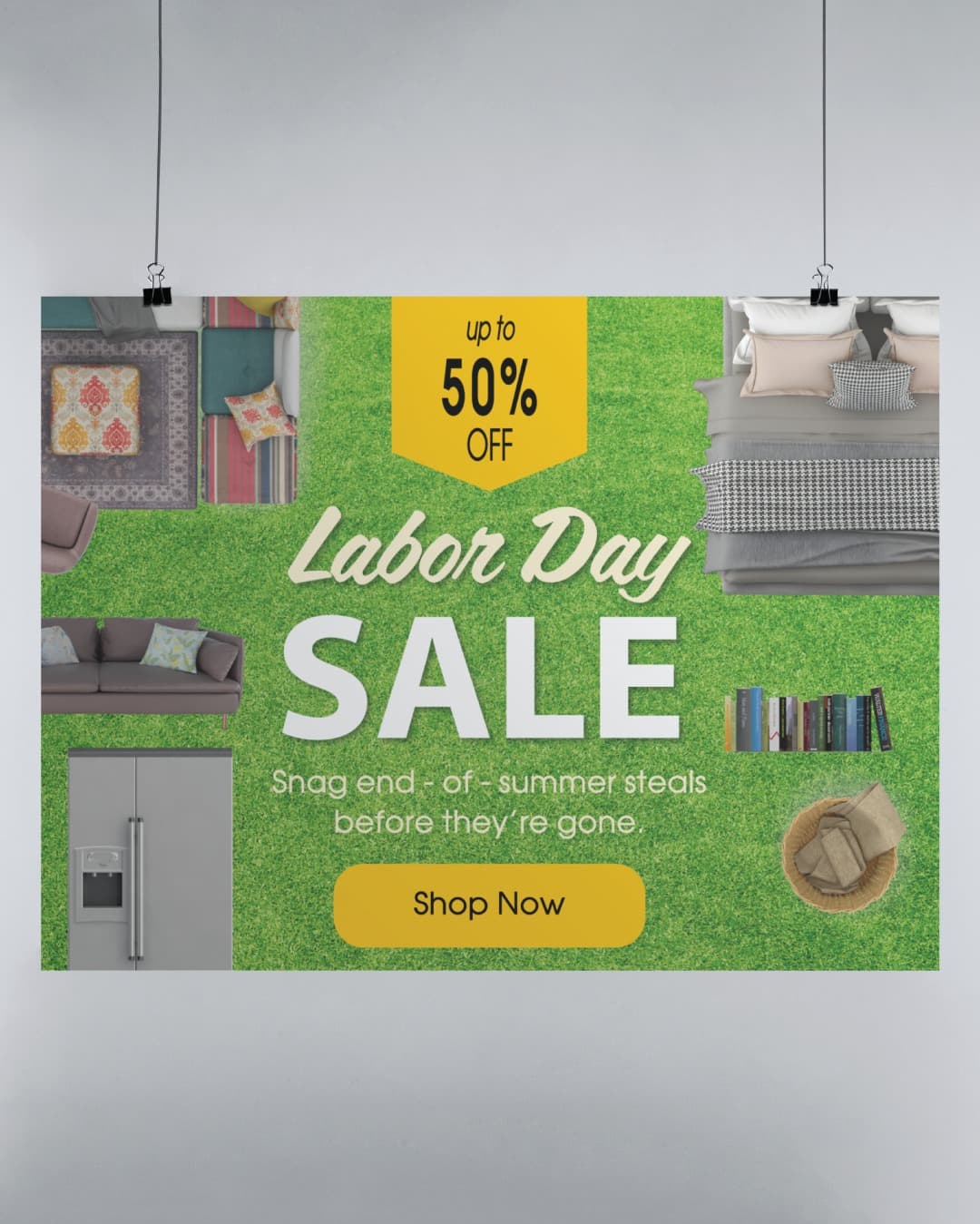 Posters Labor Day with Lawns