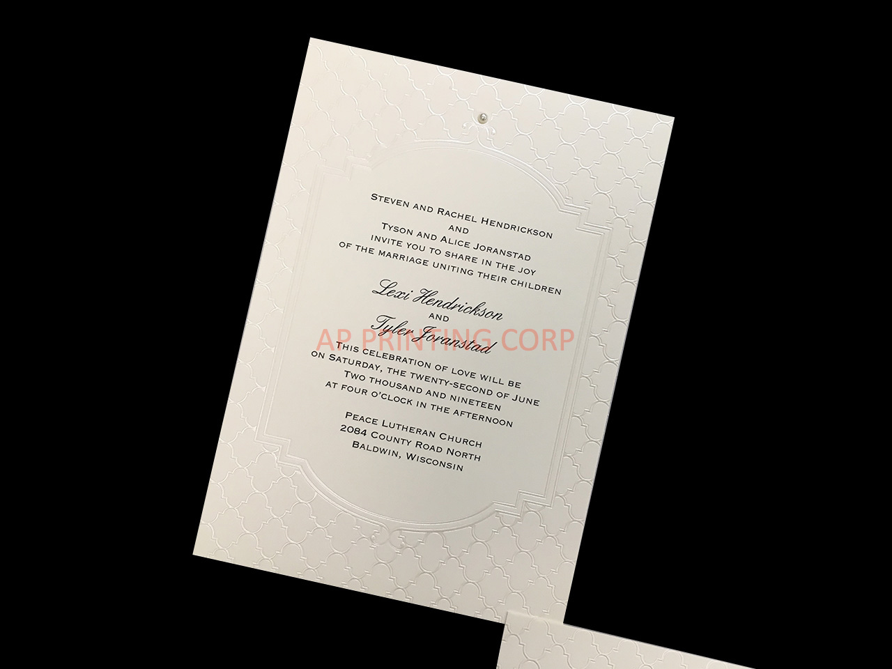 Moroccan Elegance [CC-26] Fancy Luxury Wedding Invitation