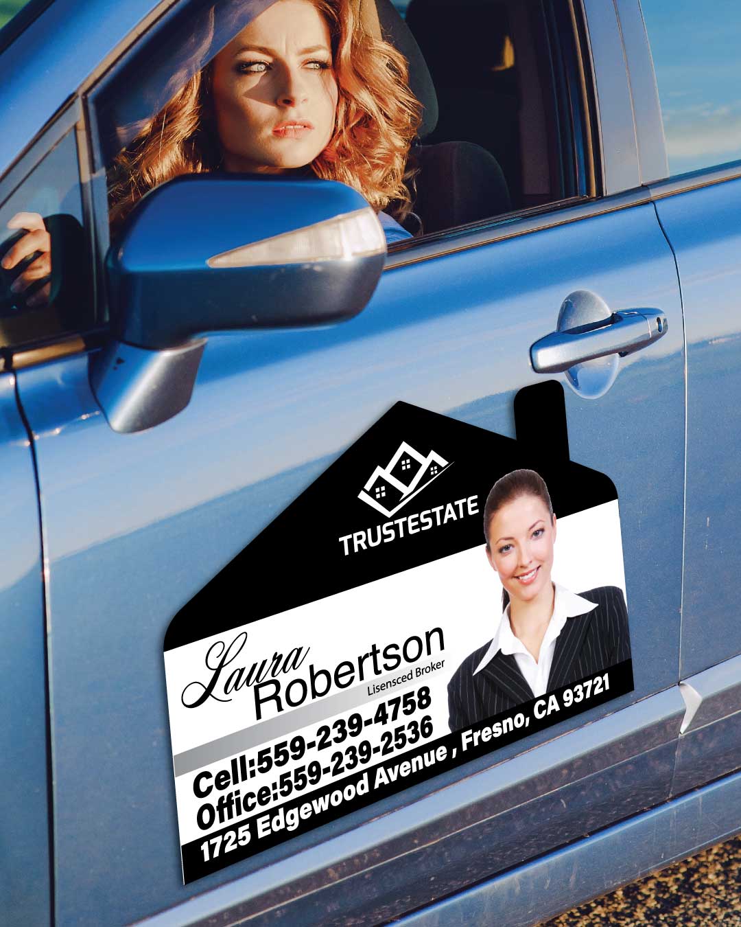 House Shape Car Magnets