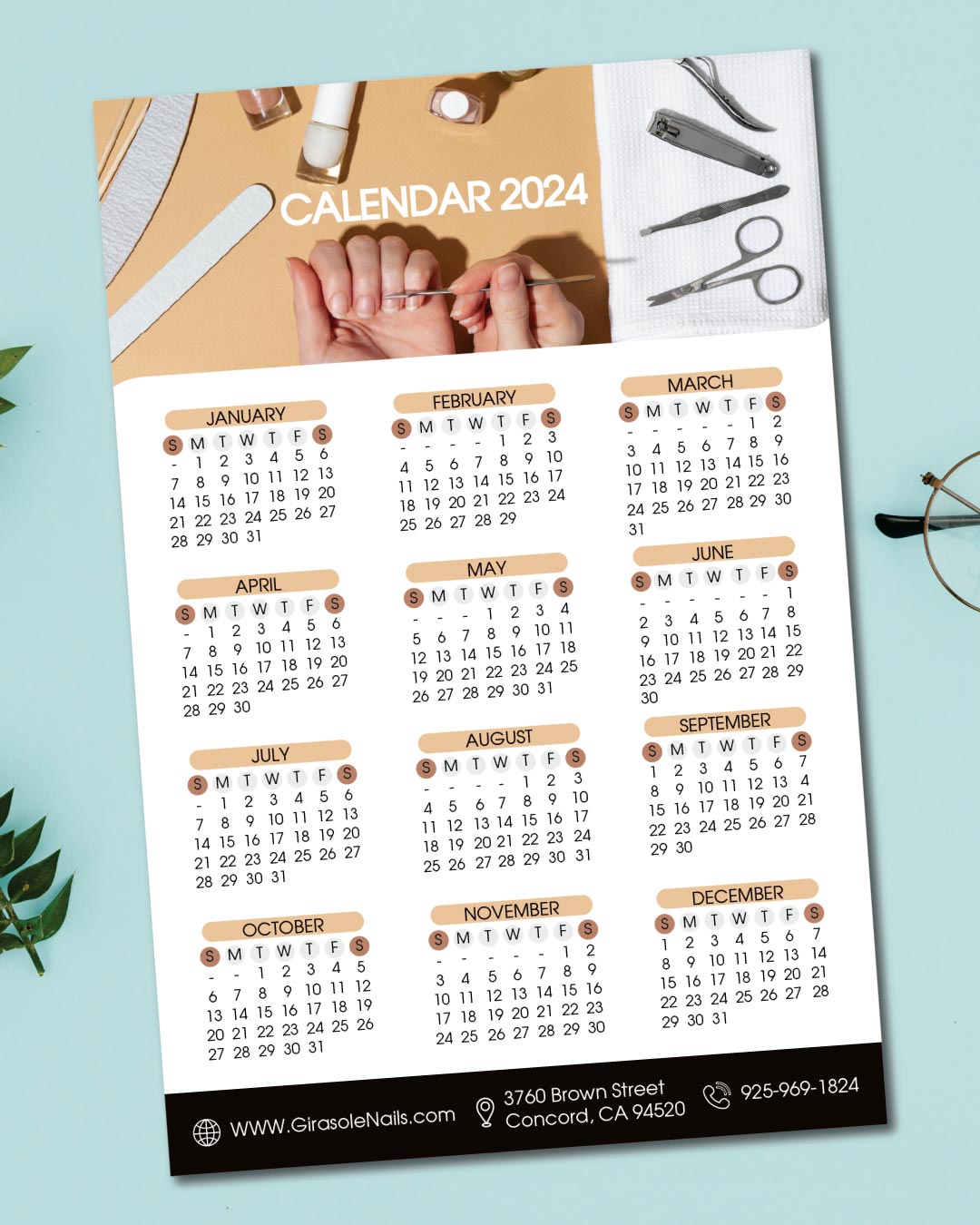 Beauty Poster Calendar