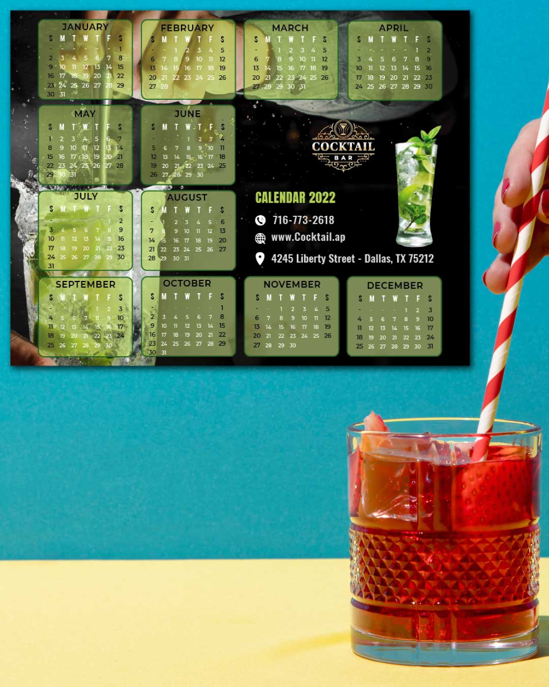 Vibrant Cocktail Mixer