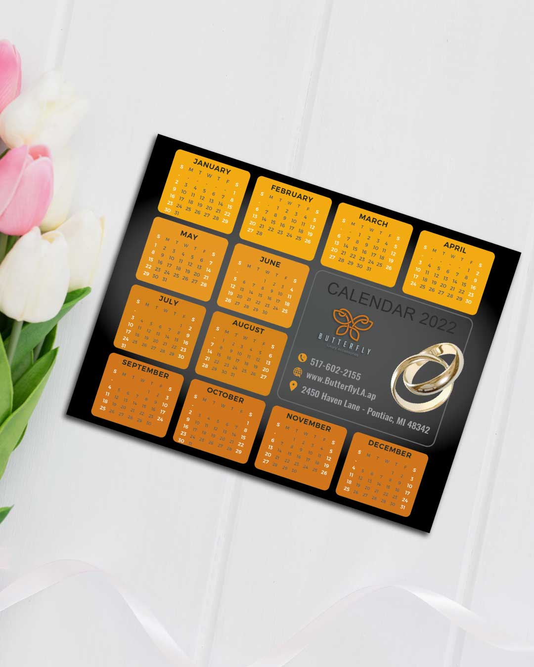 Golden Elegance Charm