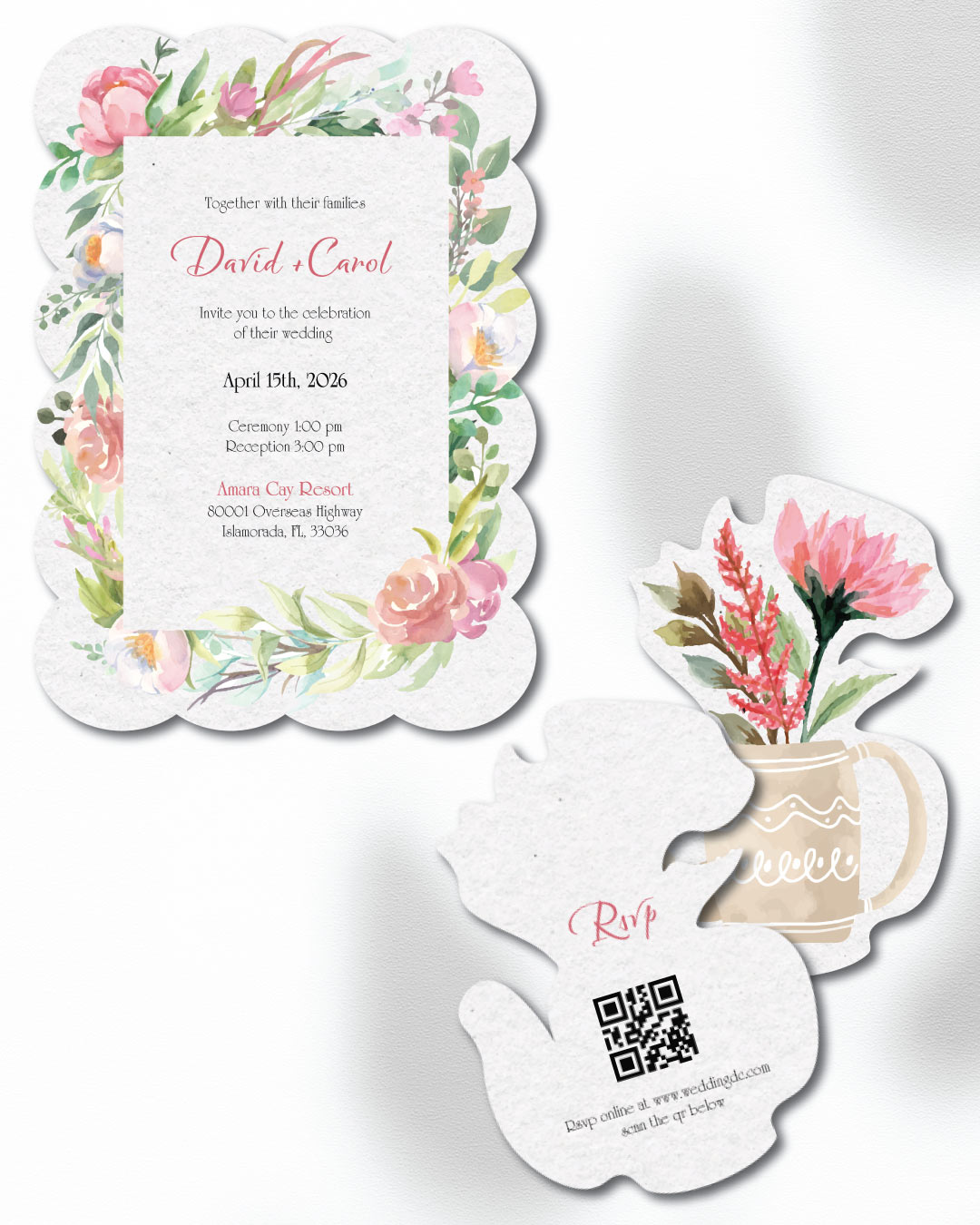 Sweet Nature Wedding Unique Style Wedding Invitations