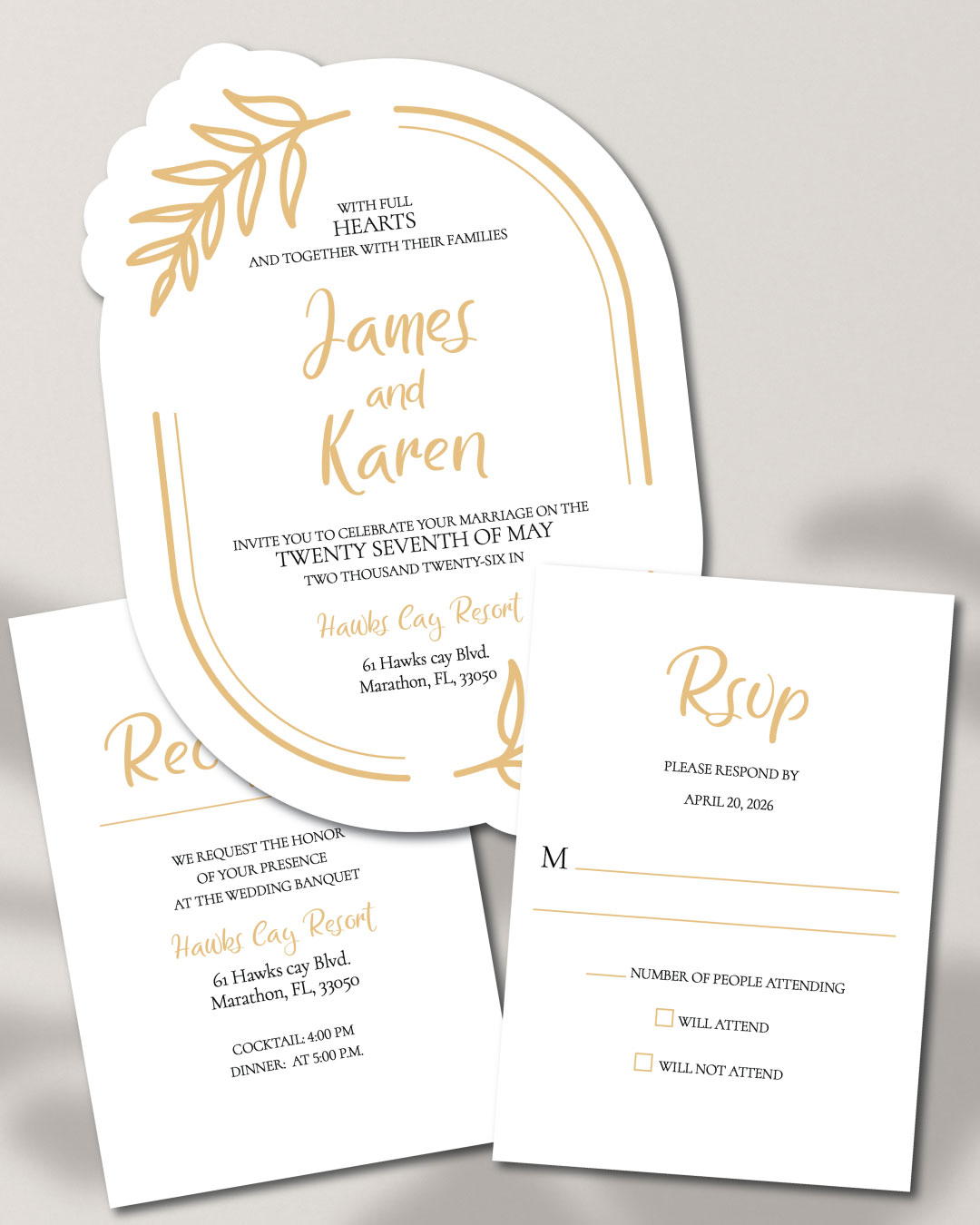 Love in Bloom Unique Style Wedding Invitations