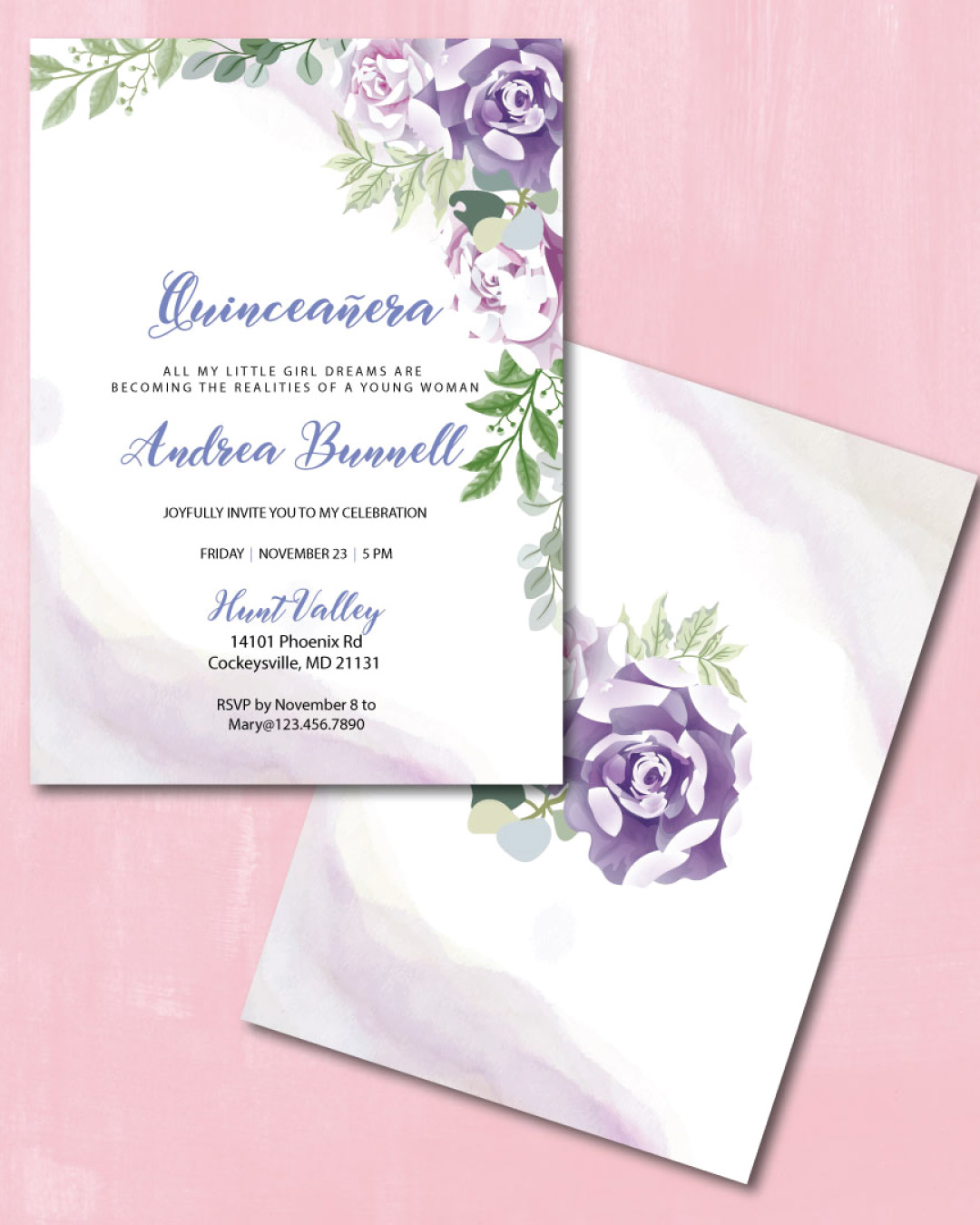 Quinceanera Lavender Elegance
