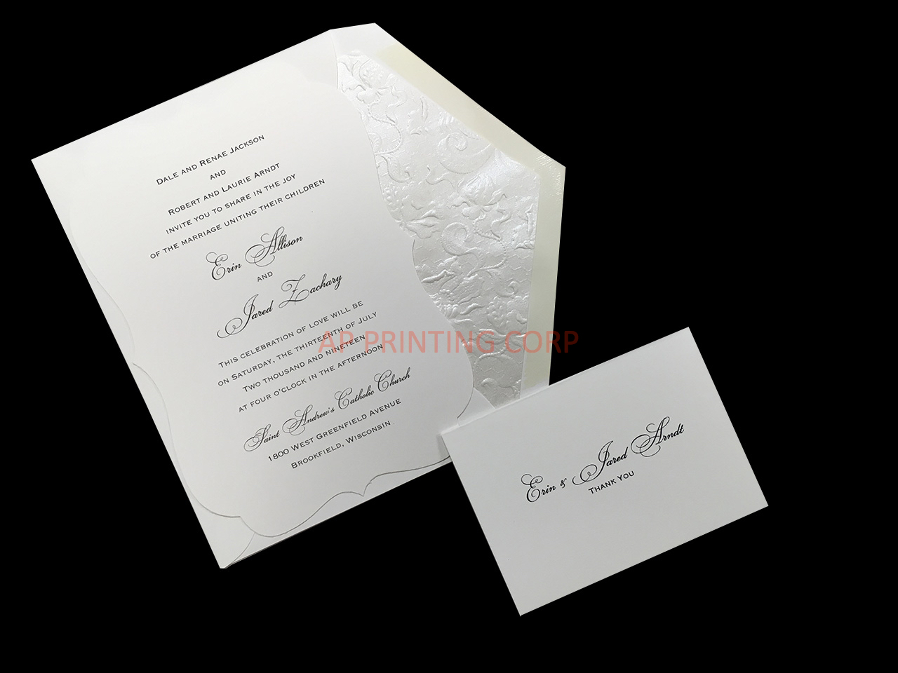 Simply Elegant [CC-35] Elegant Wedding Invitation