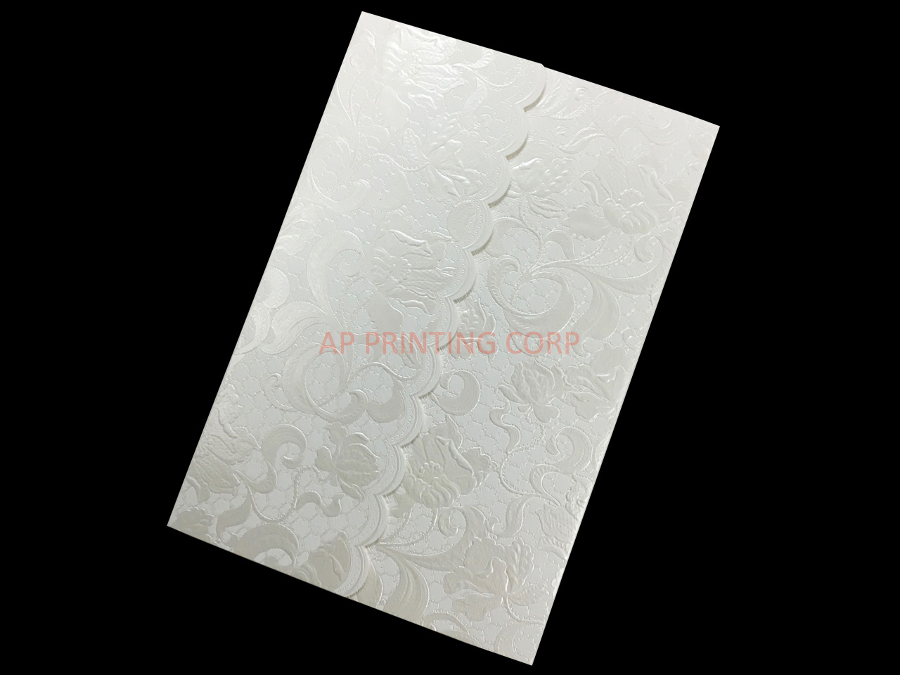 Symphony of Lace [CC-50] Fancy Luxury Wedding Invitation