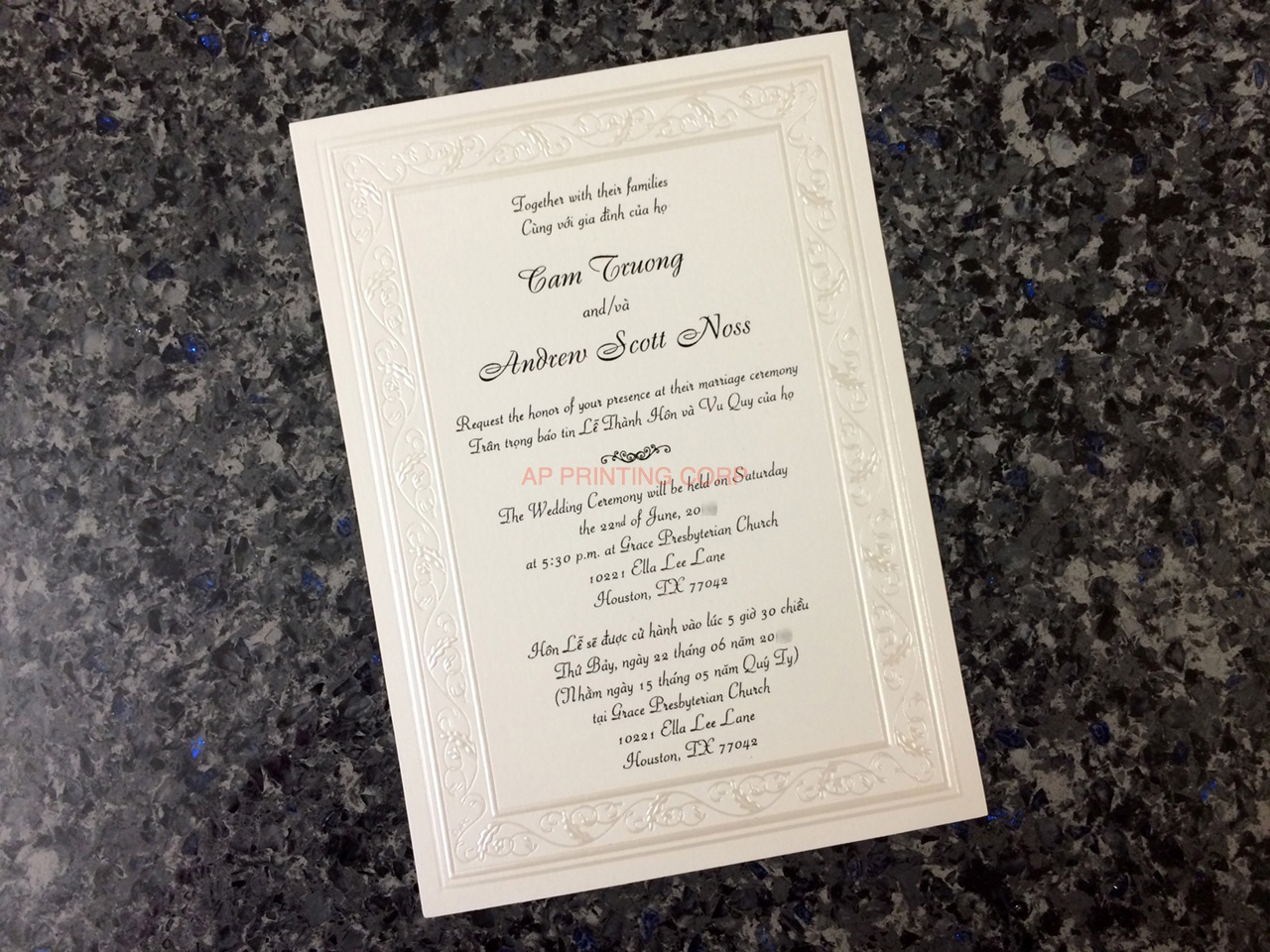 K9152 [I-11] Harmony in Bloom Flowers Wedding Invitation