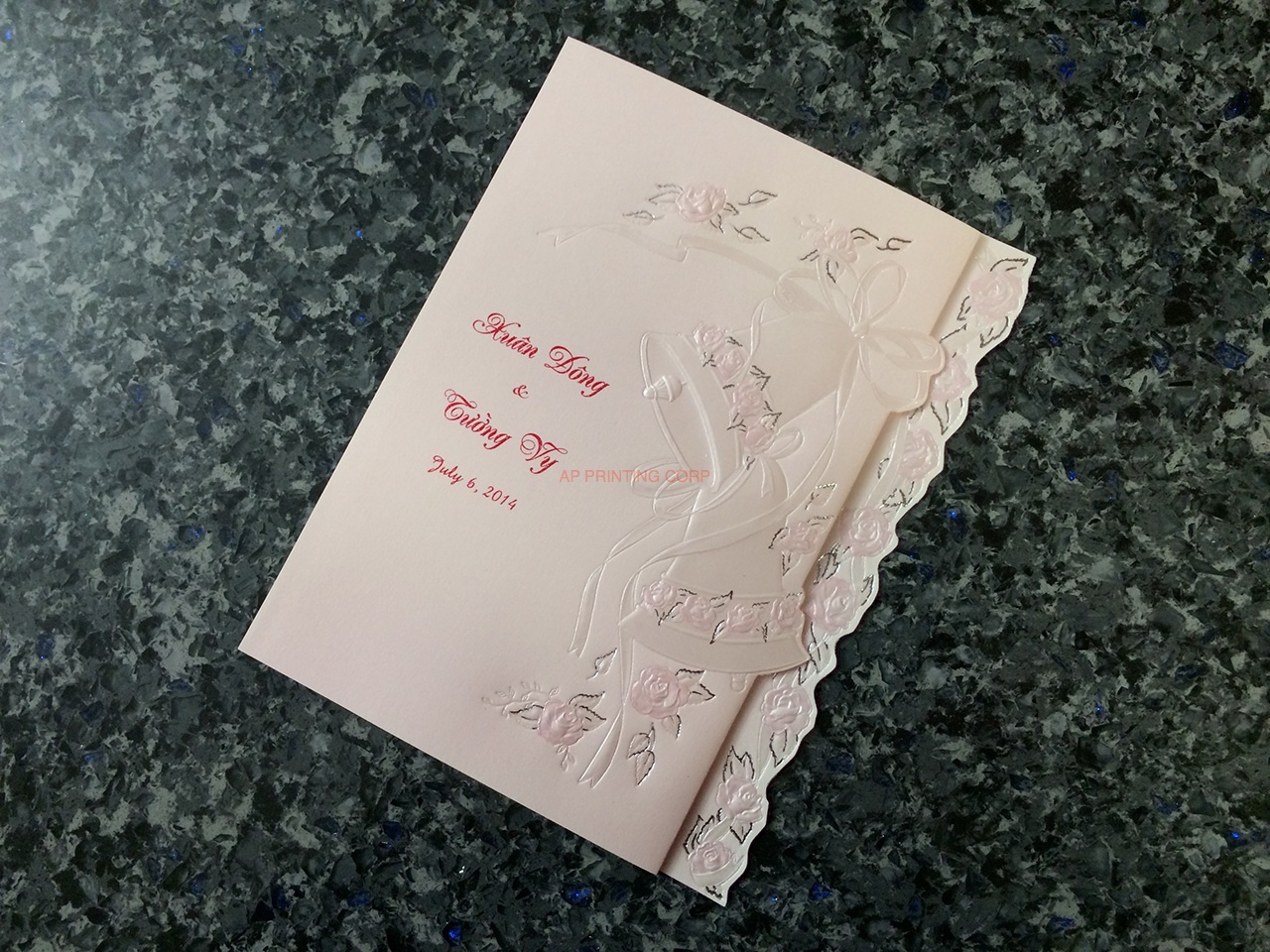 ART-44995 [I-11] Blossom Bells & Flowers Wedding Invitation