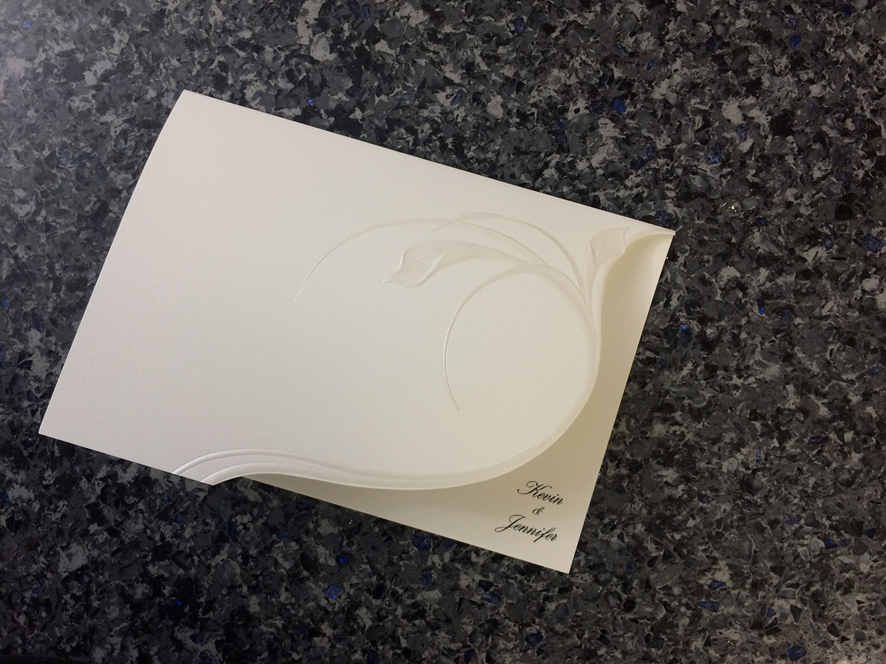 ART-84044 [I-11] Flowers Wedding Invitation