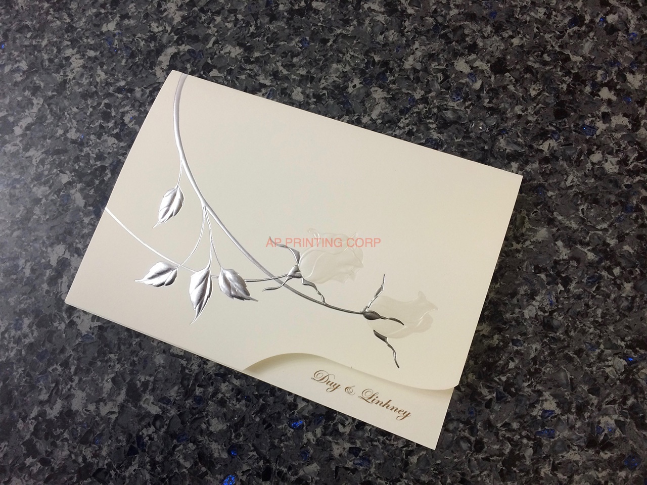 ART-41009 [I-11] Charming Bellflowers Wedding Invitation