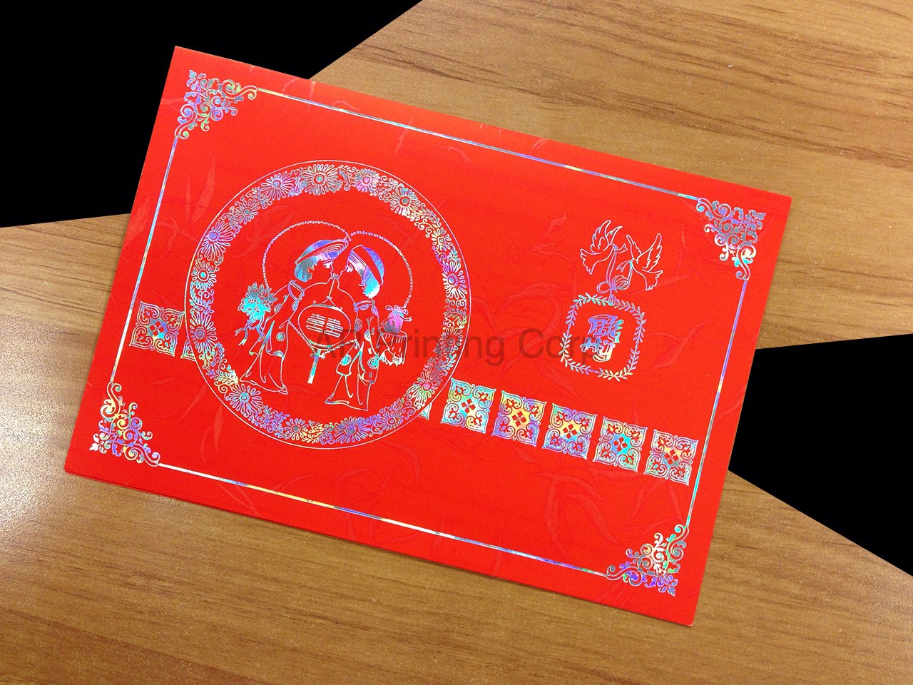 DR7-DR-RF [V-L-02] Charm of Love Bride & Groom Wedding Invitation