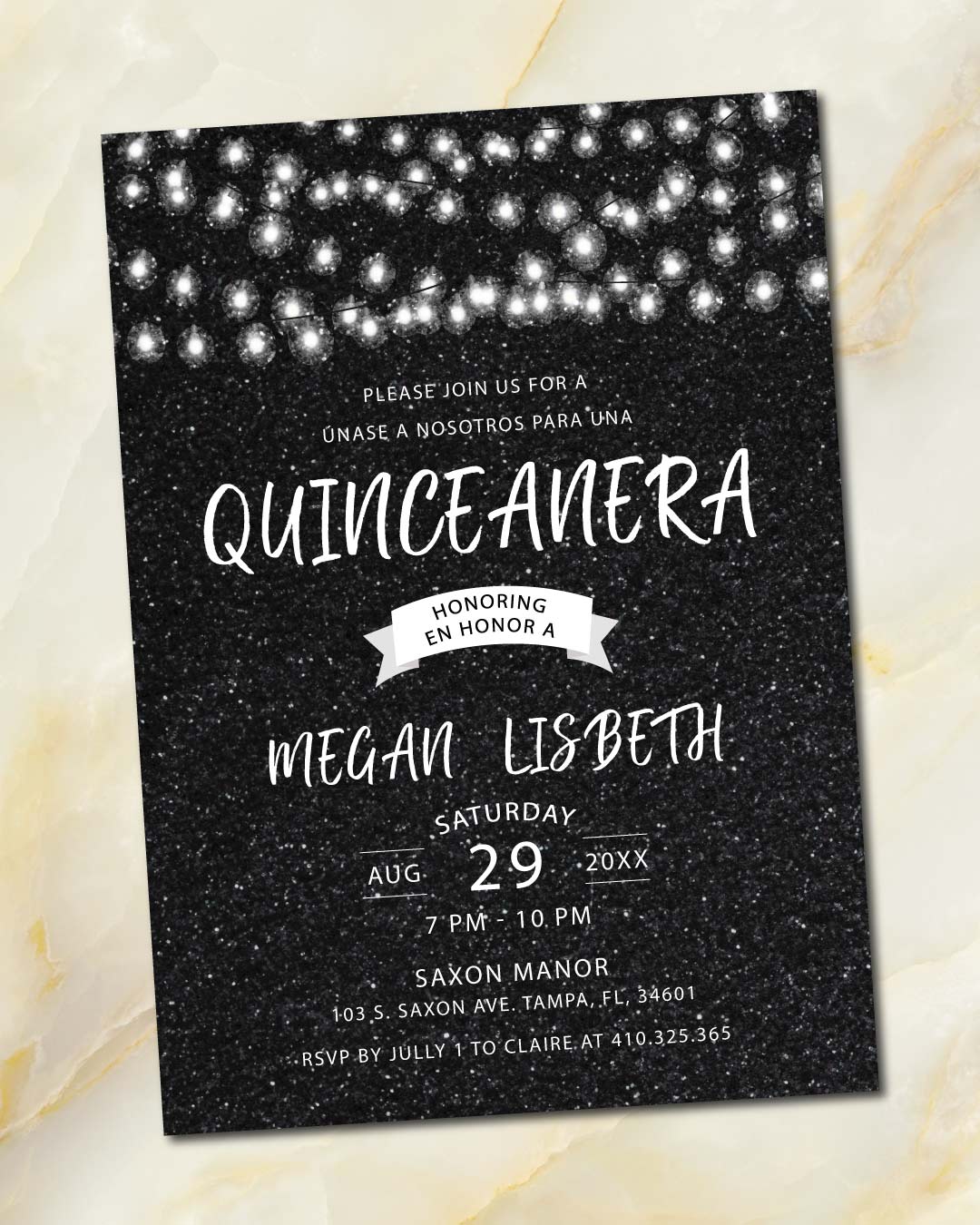 Quincenera Elegance and Shine