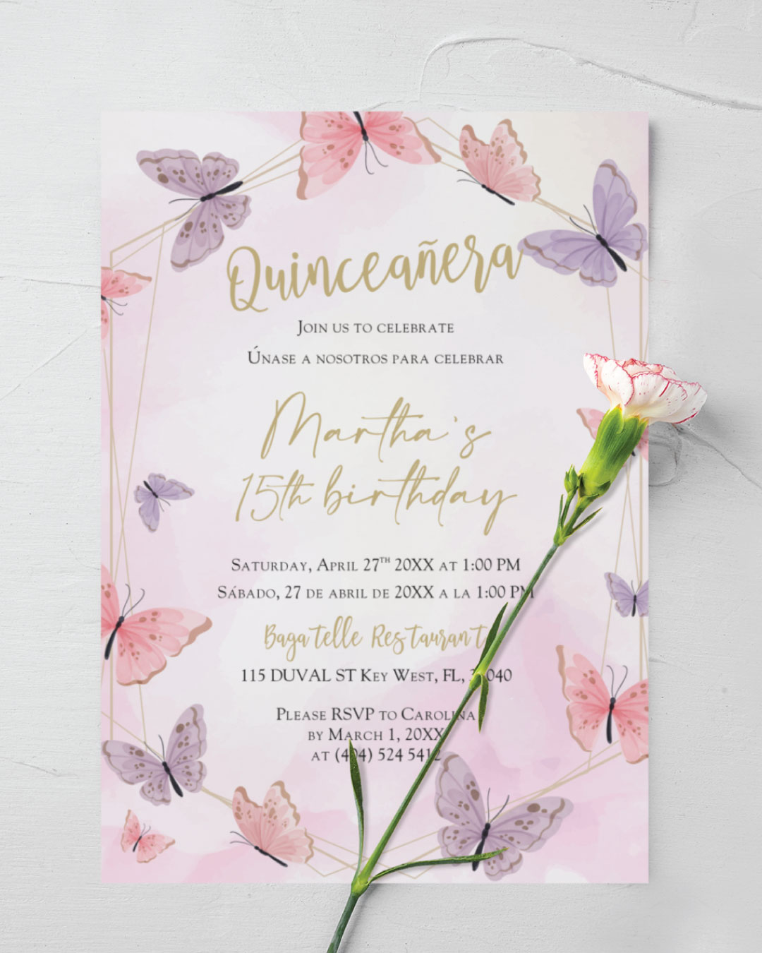 Pink and Purple Butterflies