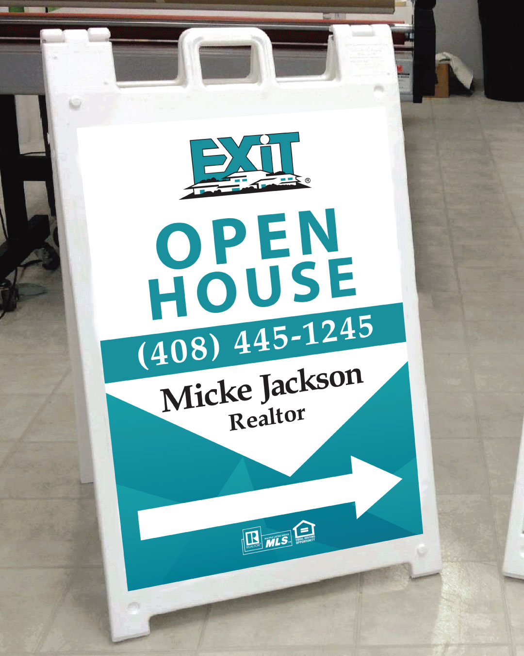 Exit Realty Clear Water A Frame Sign