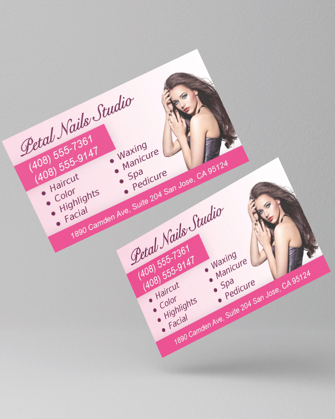 AP Printing - Chic Beauty Lounge Standard Business Cards - Custom Printing Services