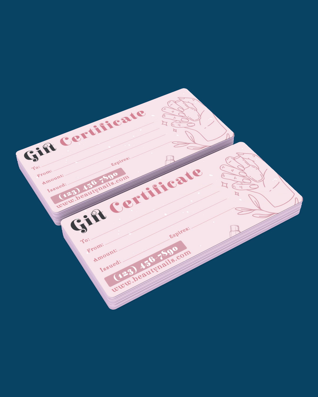 Hands Drawing Gift Certificate