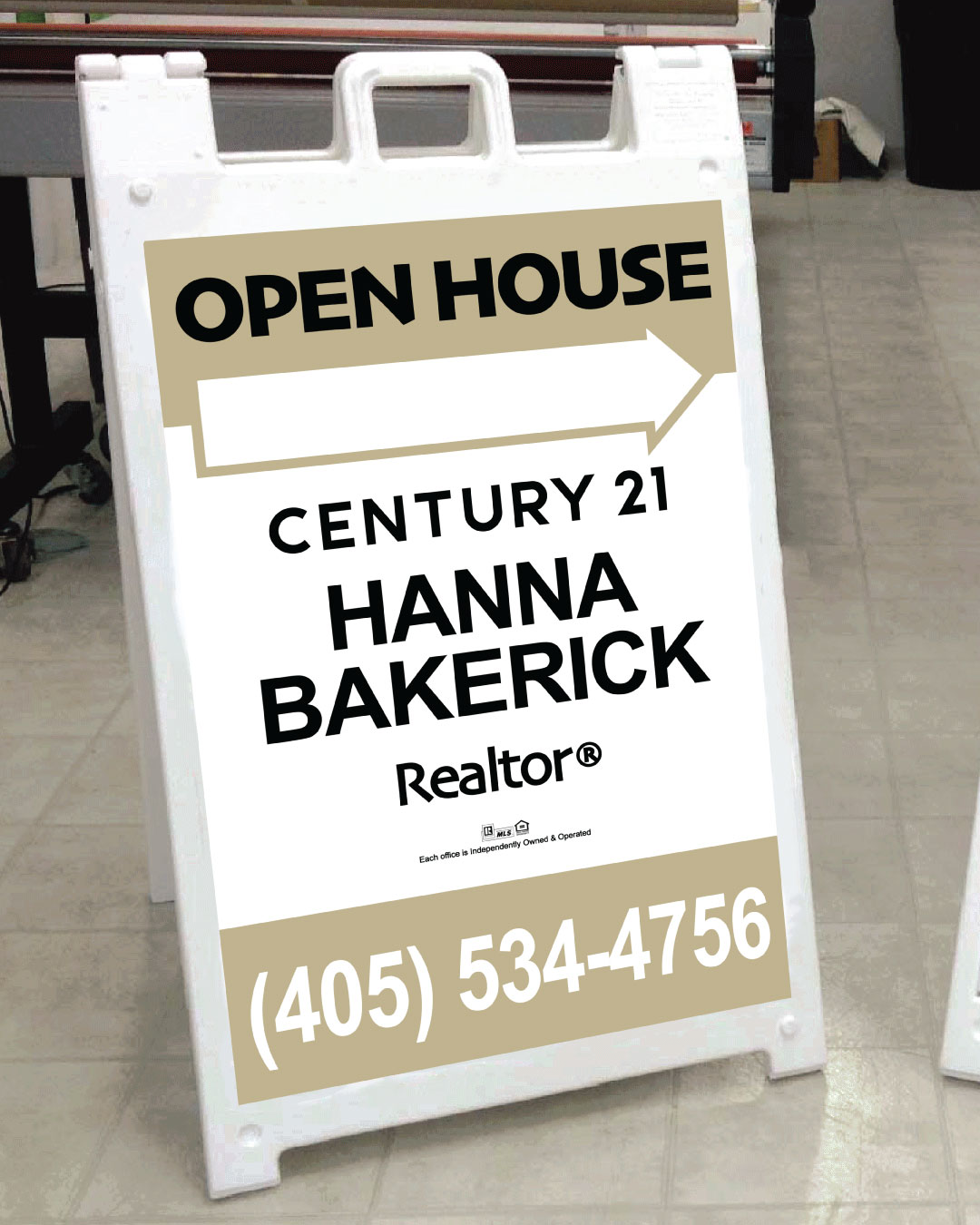 Century 21 Classic Canvas A Frame Sign