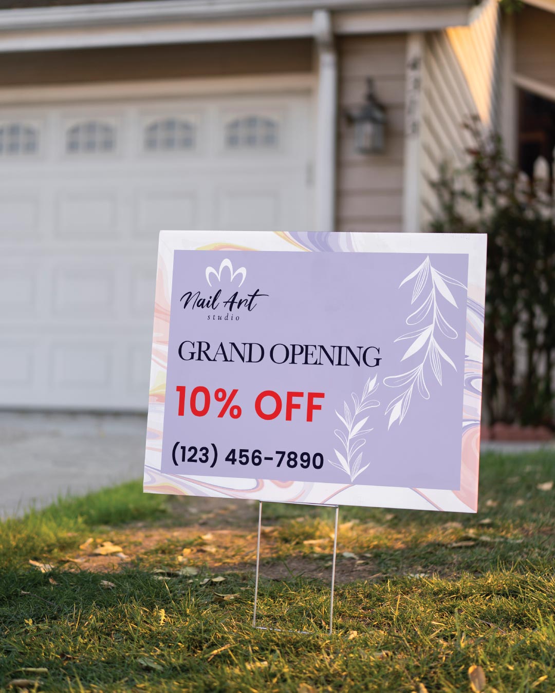 Paint Strokes Yard Signs AP Printing - Paint Strokes Yard Signs - Custom Printing Services