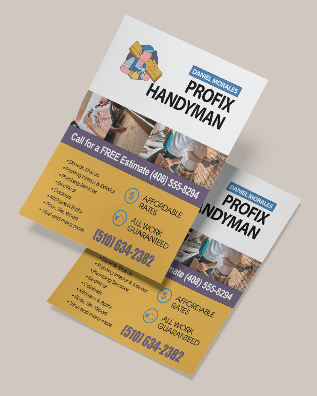 AP Printing - Golden Handy Touch Flyers - Custom Printing Services
