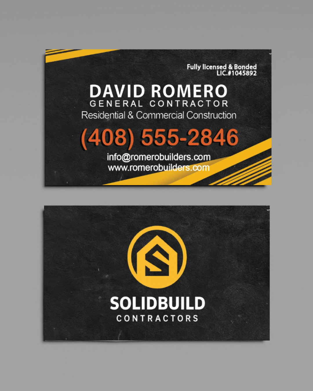 Blackline Builders Pro Standard Business Cards AP Printing - Blackline Builders Pro Standard Business Cards - Custom Printing Services