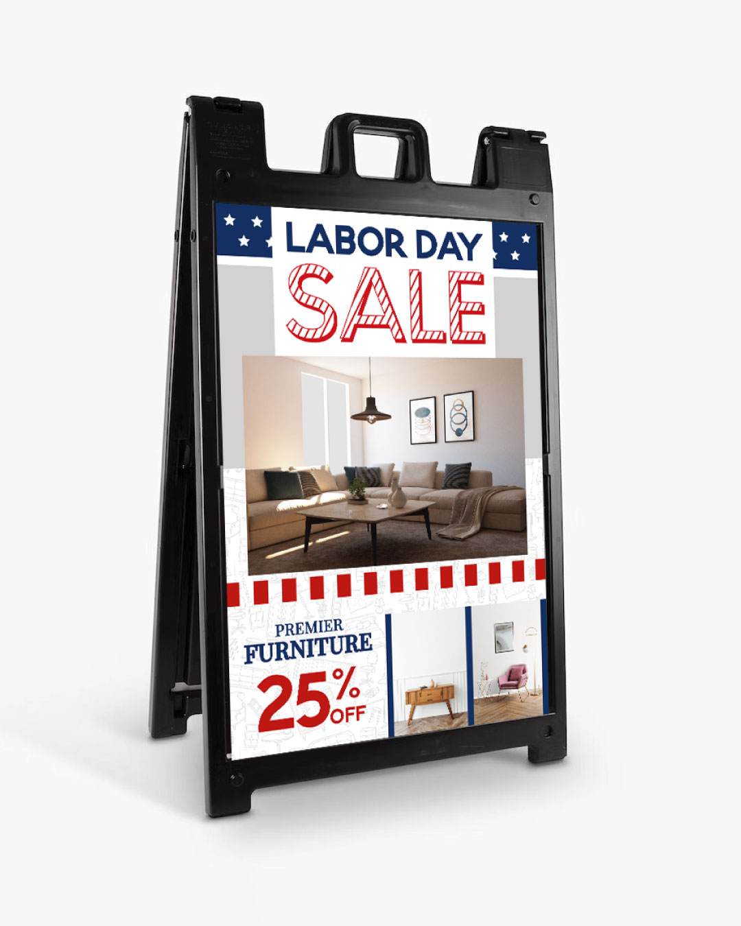 Beautiful Furniture Store A-Frame Sign