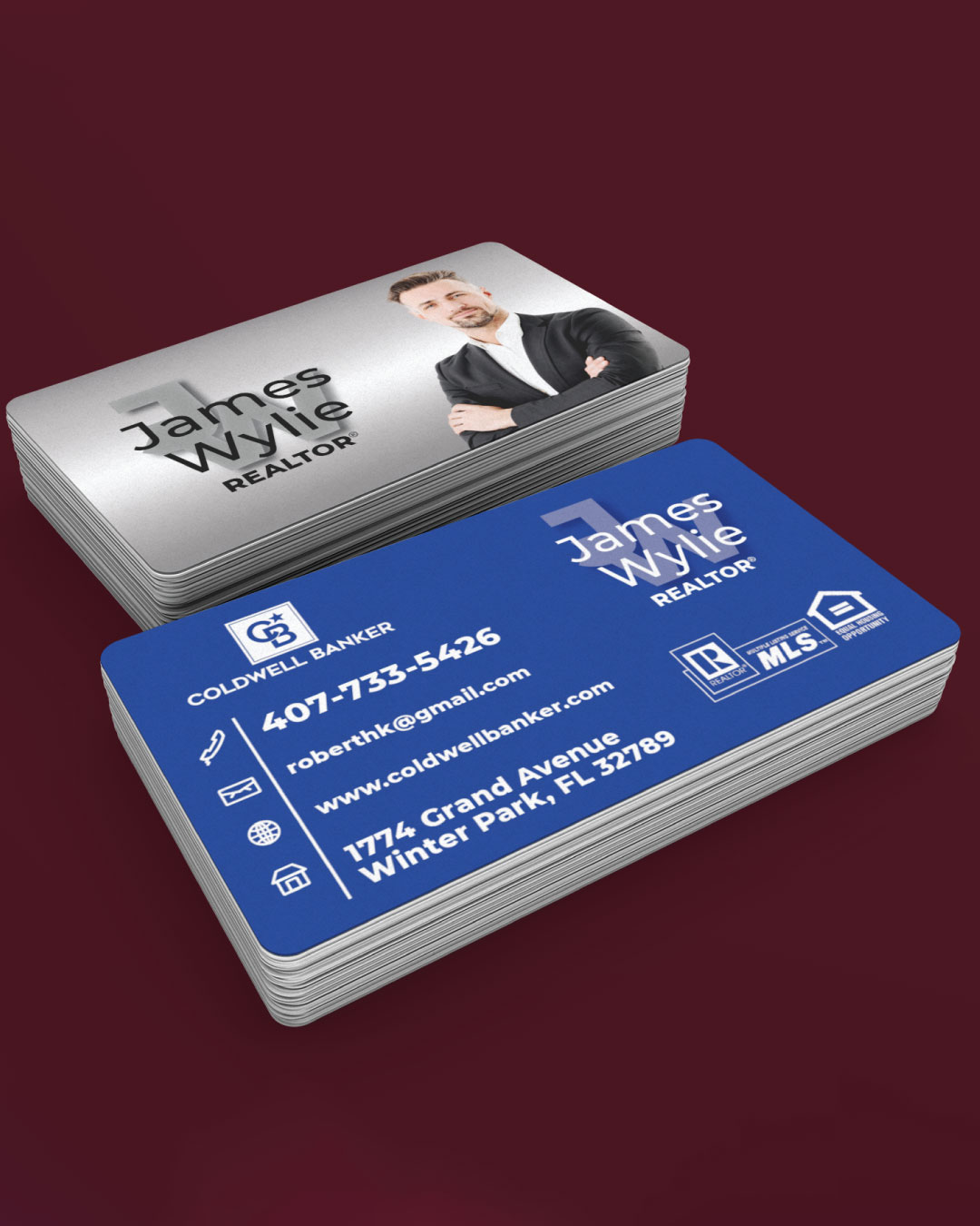 Coldwell Banker Beautiful Design With Gradient Business Cards