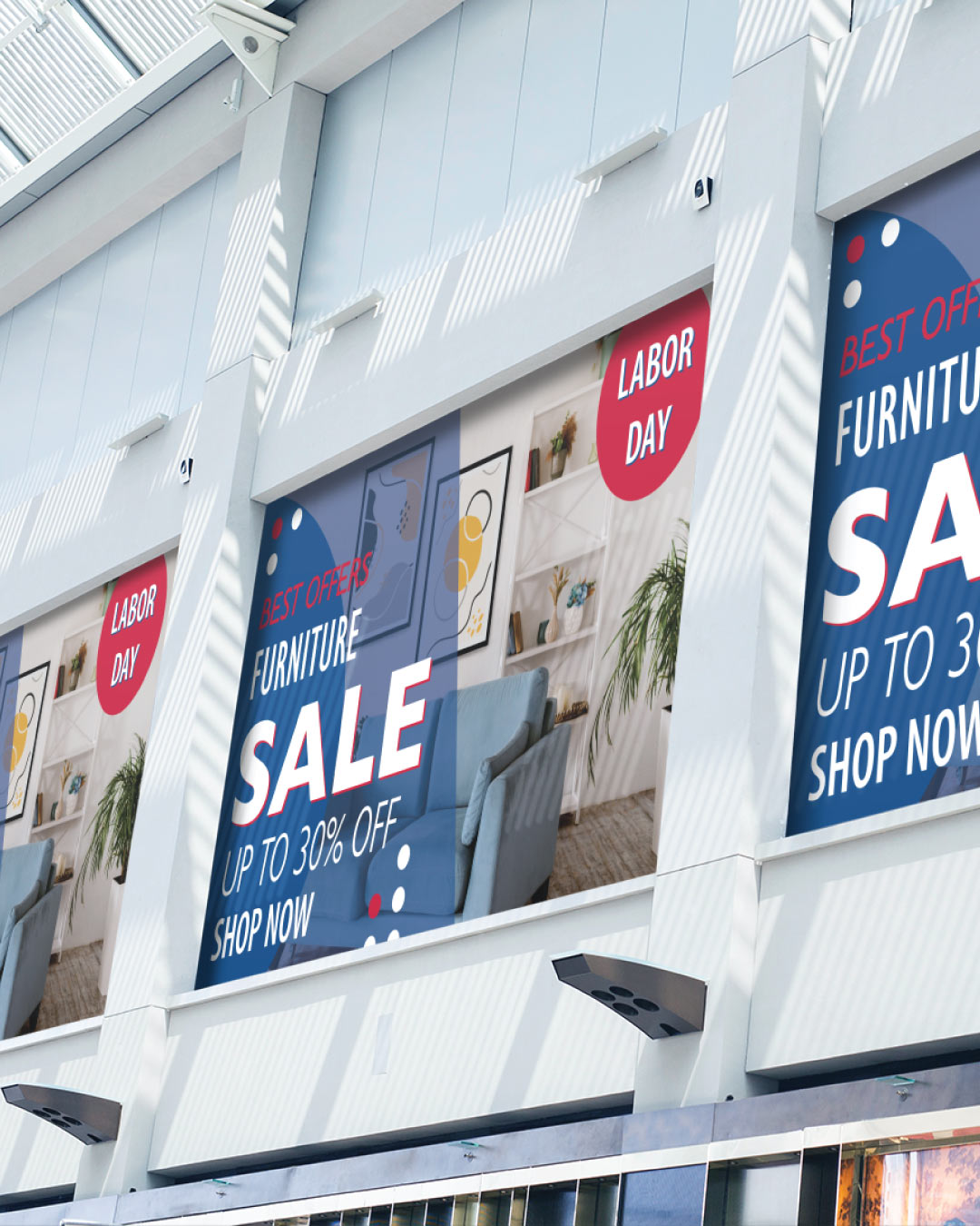 Dot Labor Day 13oz. Standard Vinyl Banner