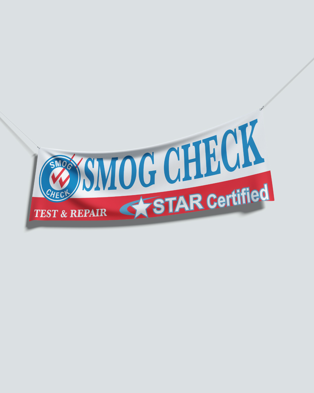 AP Printing - Classic White and Red Banners - Custom Printing Services