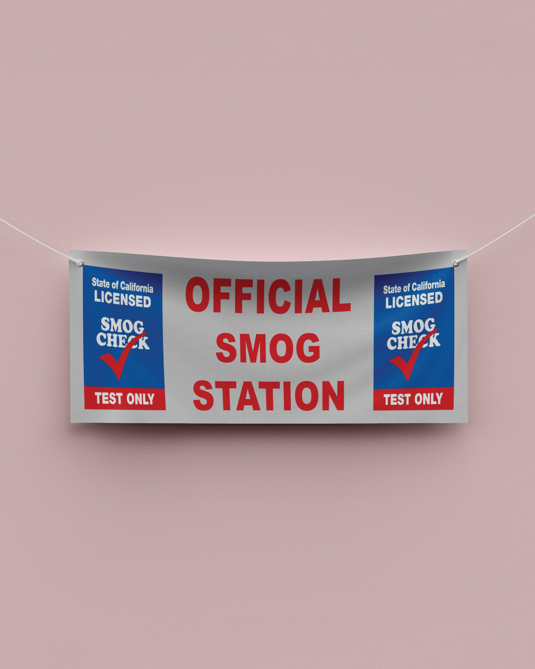 Bright Red Letters Banners