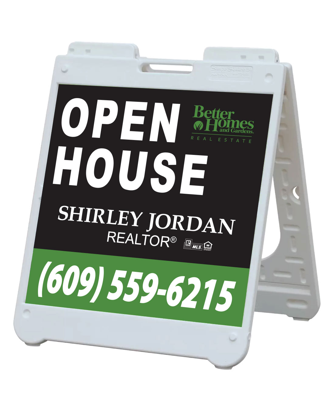 BHGRE Green Essencet A-Frame Sign 24x24 AP Printing - BHGRE Green Essencet A-Frame Sign 24x24 - Custom Printing Services